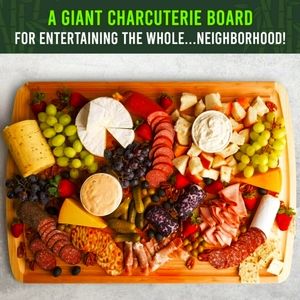 Bamboo Cutting Board 14" x 19" x 6"